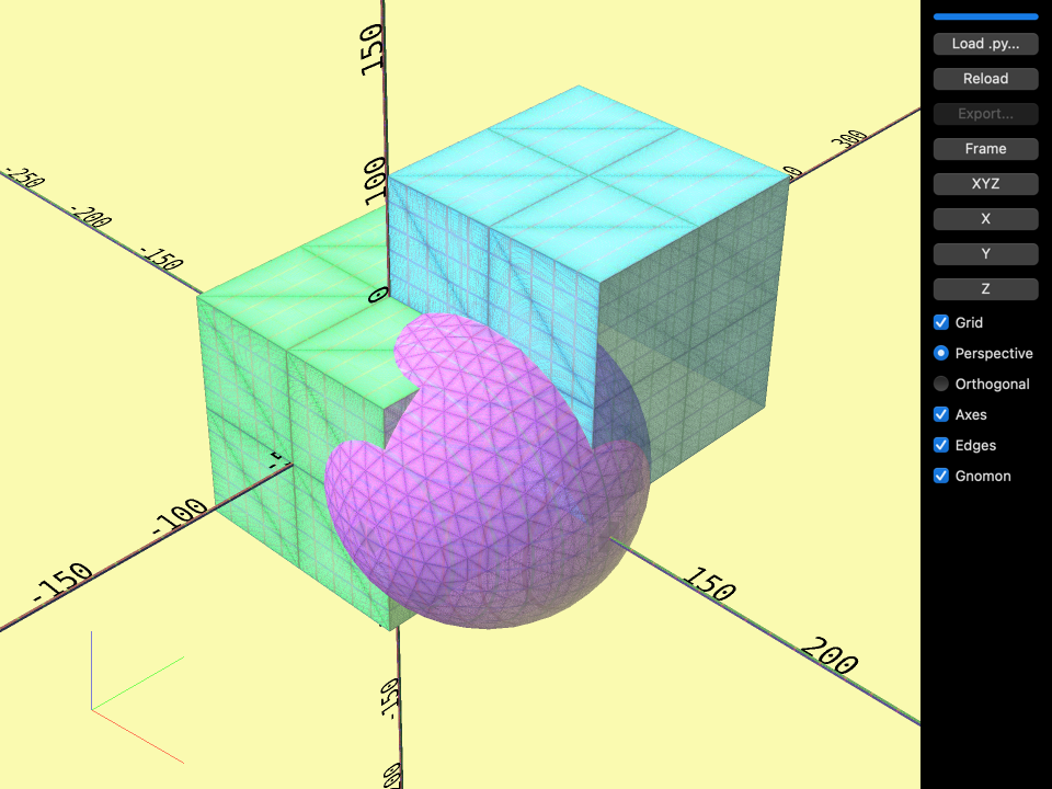 Cube Minus Sphere