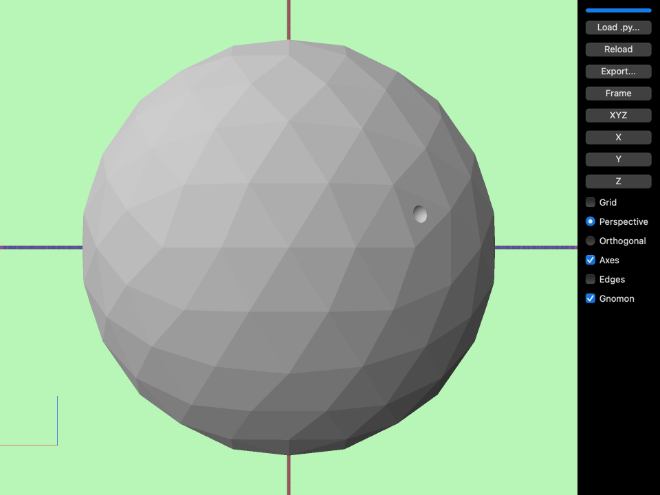 Golf Ball One Dimple