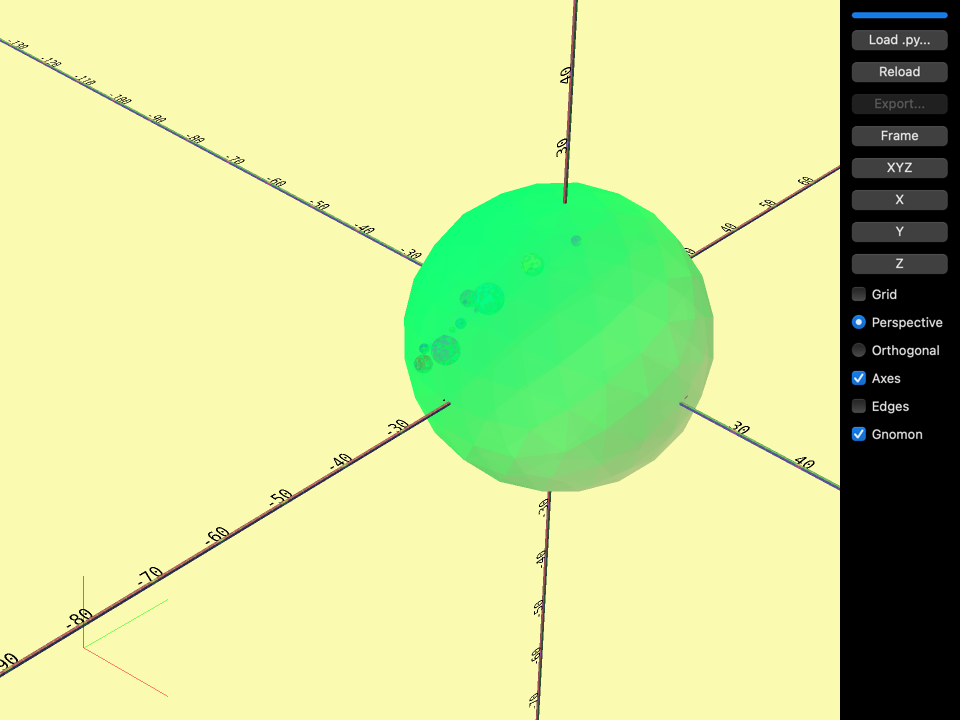 Golf Ball Solar System