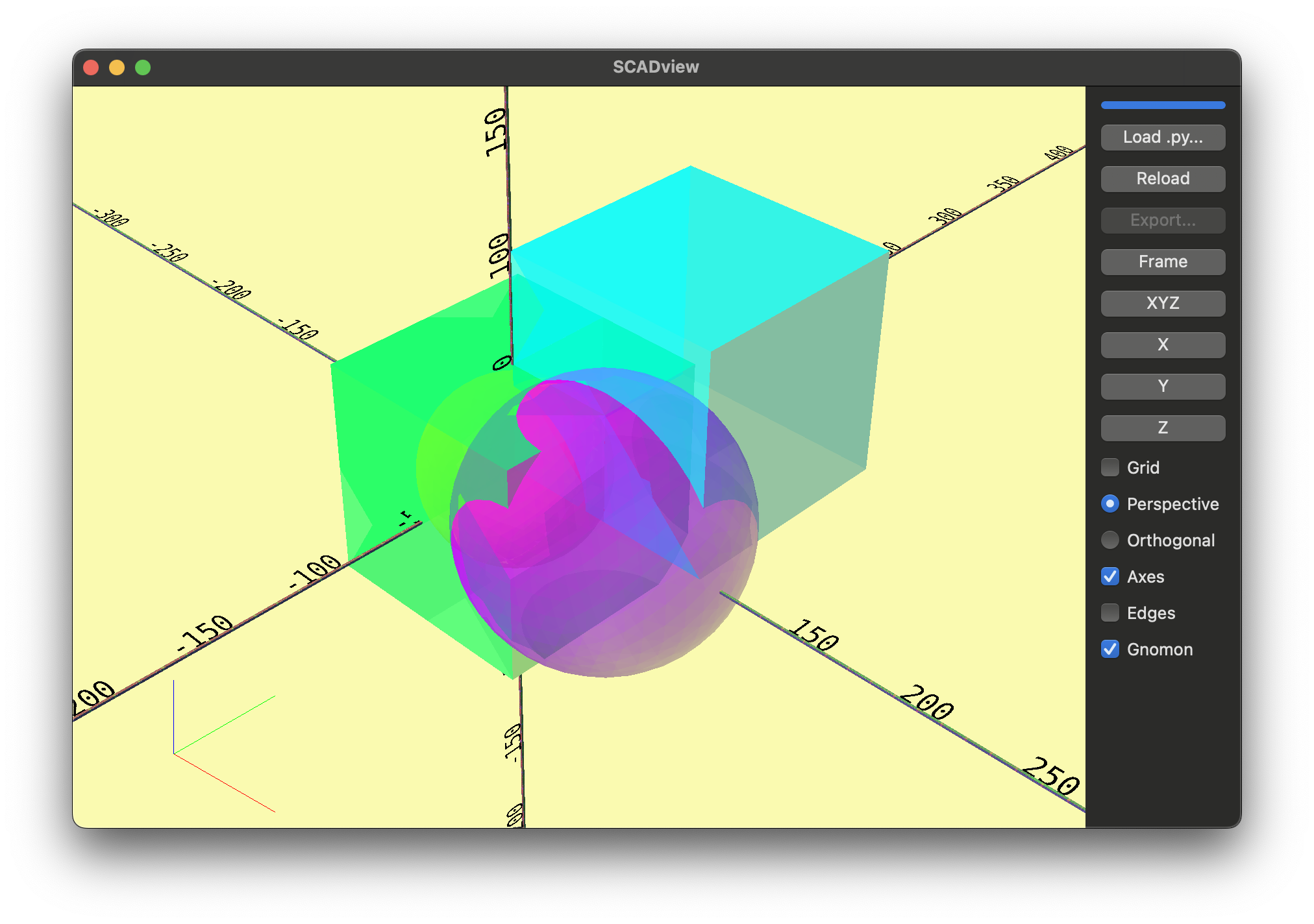 Cube Minus Sphere