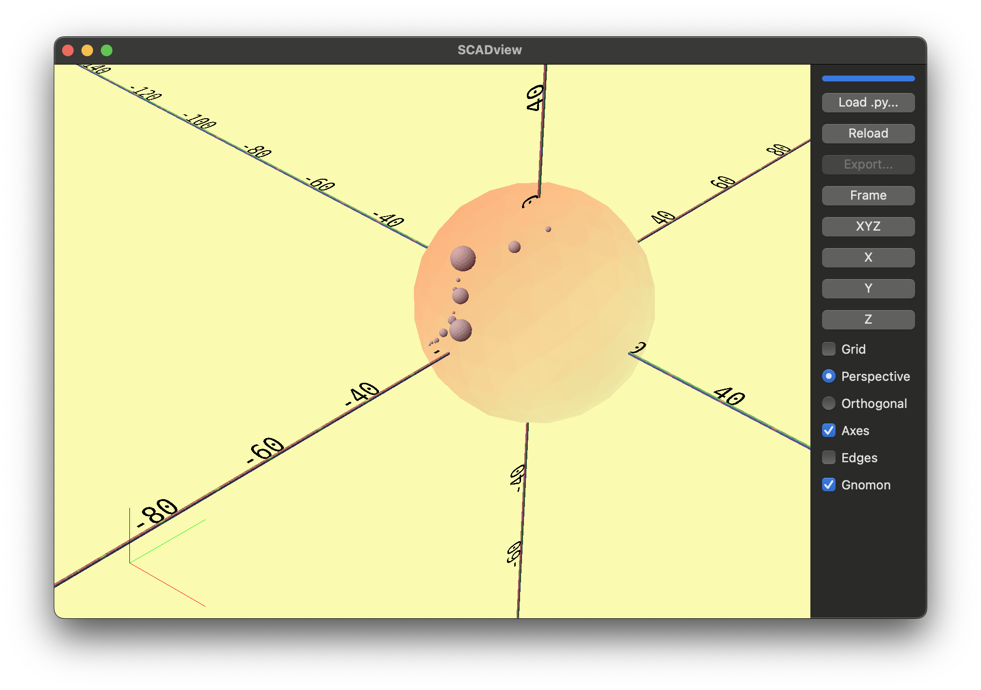 Golf Ball Solar System