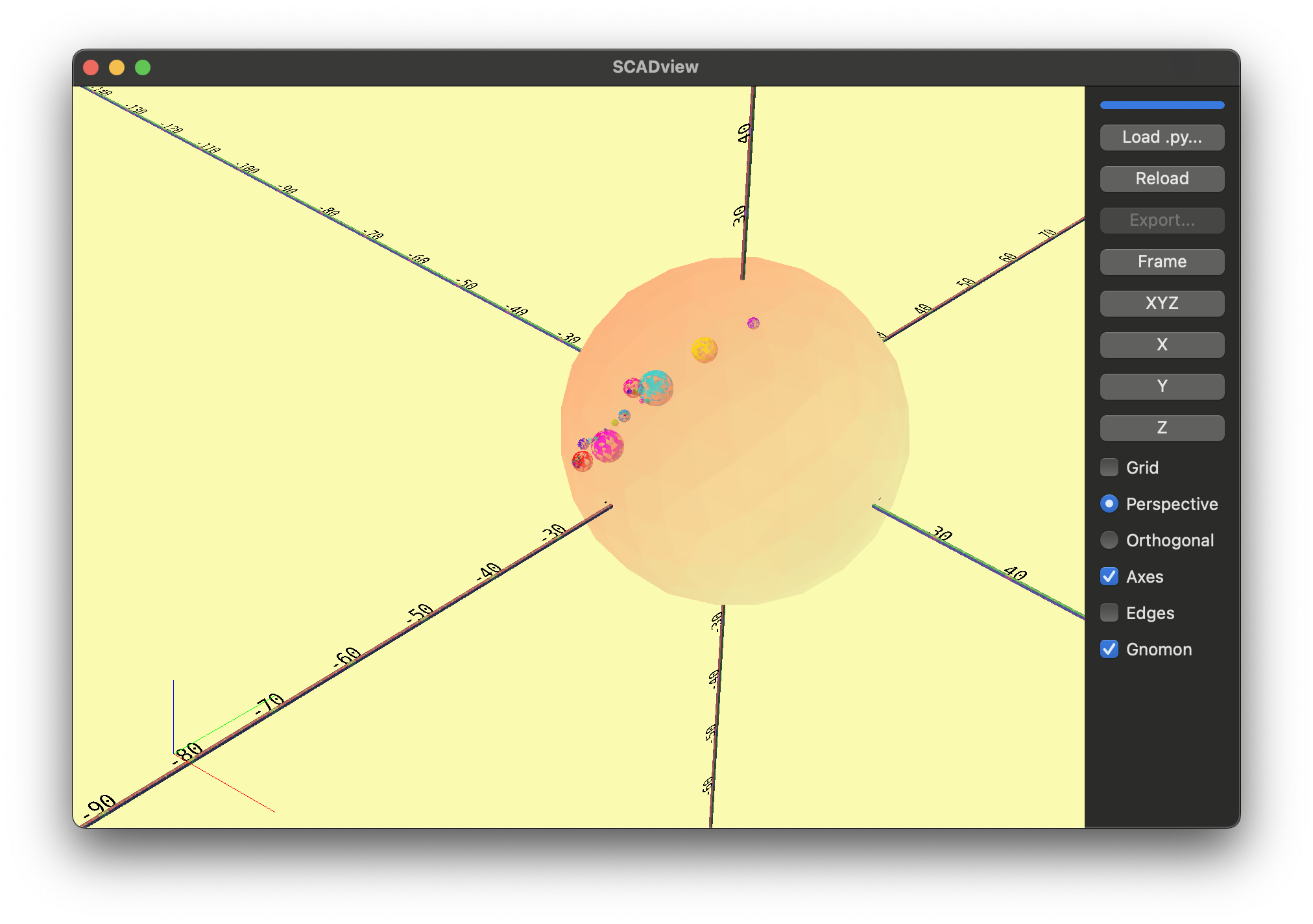 Golf Ball Solar System